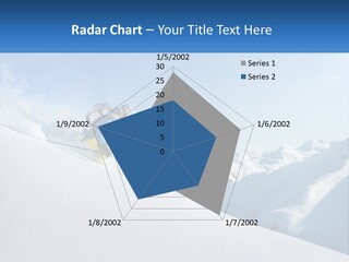 A Person Riding Skis Down A Snow Covered Slope PowerPoint Template
