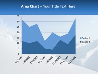 A Person Riding Skis Down A Snow Covered Slope PowerPoint Template