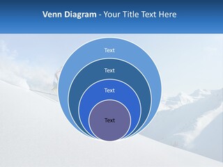 A Person Riding Skis Down A Snow Covered Slope PowerPoint Template