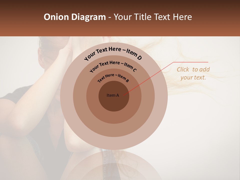 A Woman Holding A Sign That Says Name Of Presentation Company Name PowerPoint Template