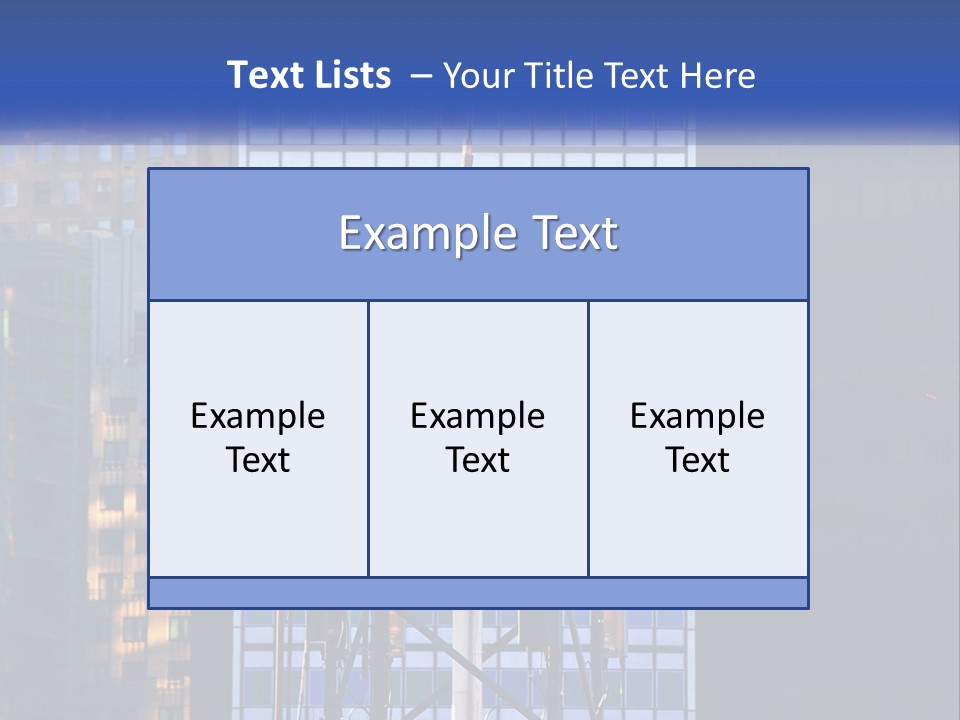 A Water Tower In Front Of A Tall Building PowerPoint Template