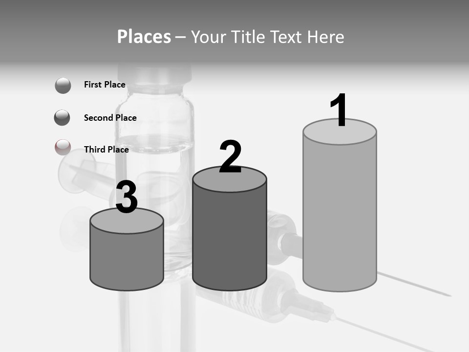 A Syll With A Needle In It On Top Of A Table PowerPoint Template