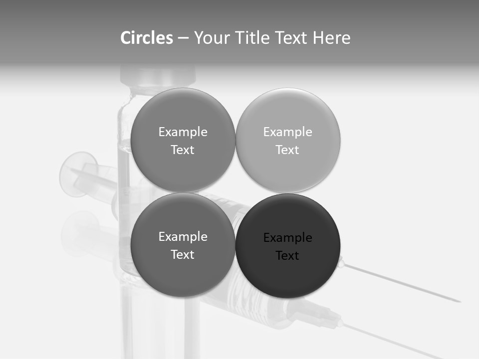 A Syll With A Needle In It On Top Of A Table PowerPoint Template