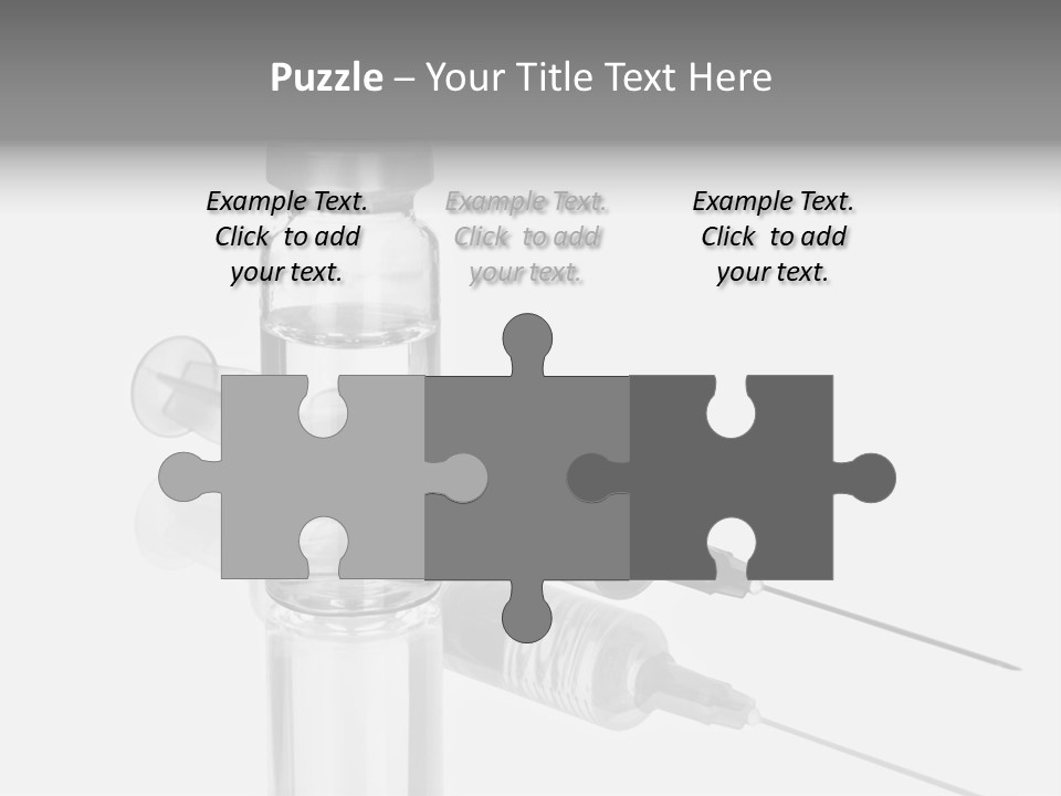 A Syll With A Needle In It On Top Of A Table PowerPoint Template