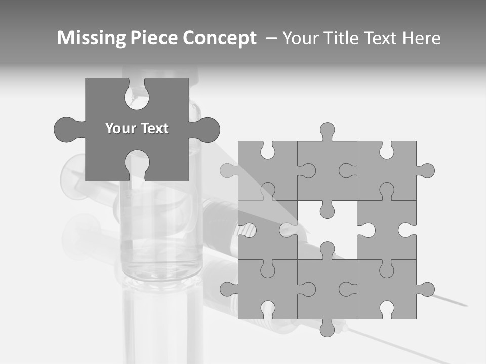 A Syll With A Needle In It On Top Of A Table PowerPoint Template