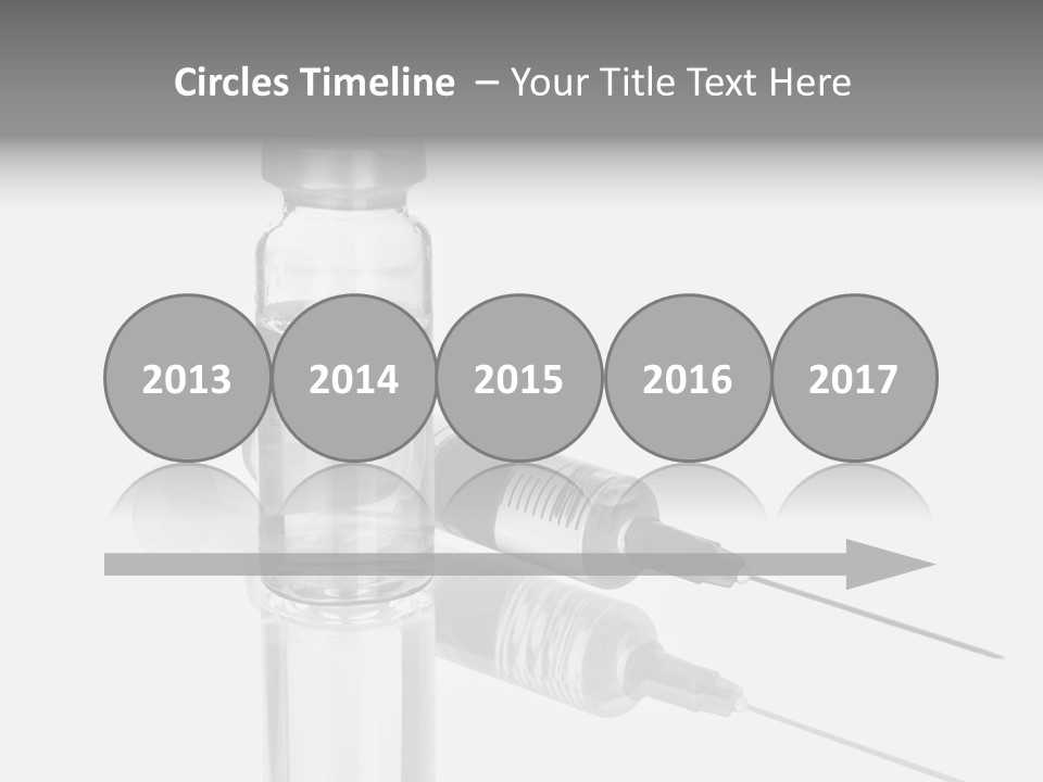 A Syll With A Needle In It On Top Of A Table PowerPoint Template