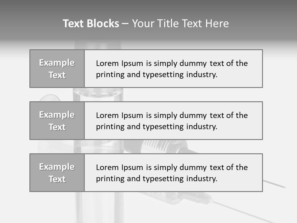 A Syll With A Needle In It On Top Of A Table PowerPoint Template