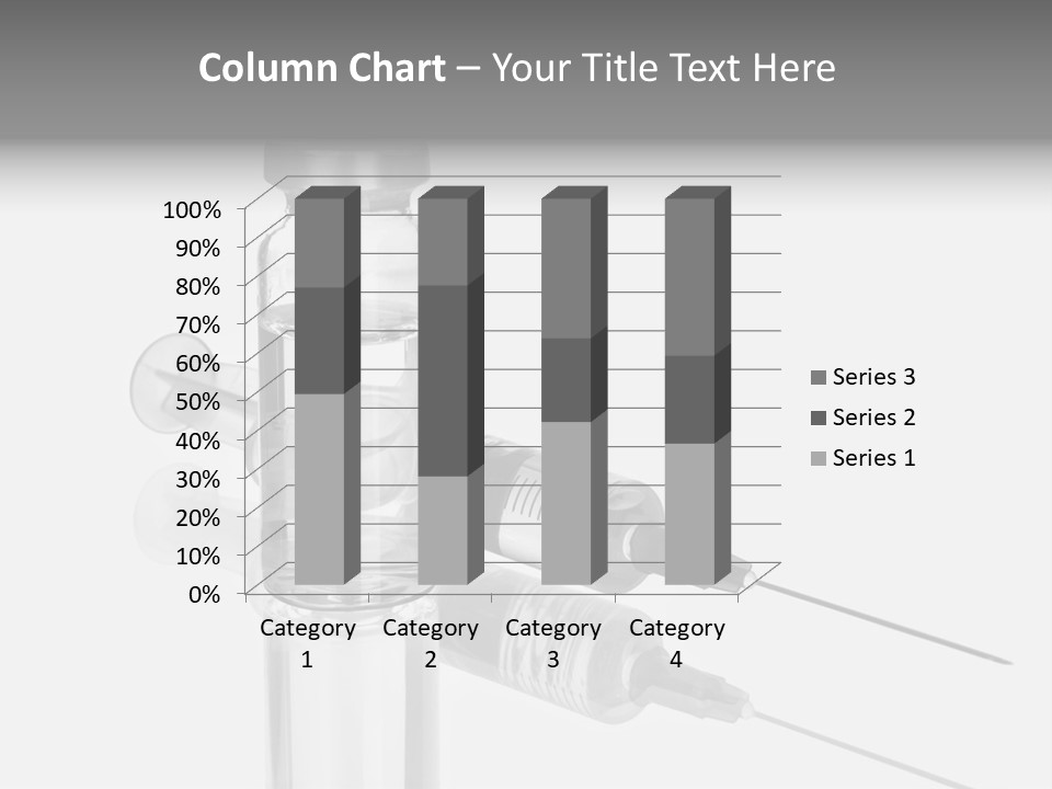 A Syll With A Needle In It On Top Of A Table PowerPoint Template