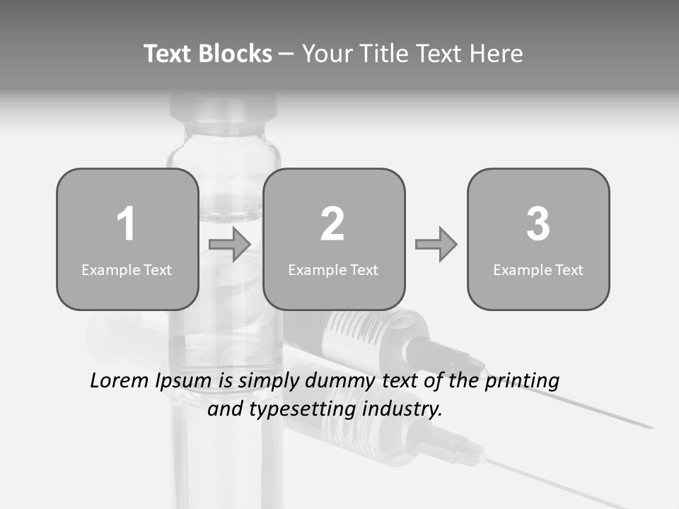 A Syll With A Needle In It On Top Of A Table PowerPoint Template