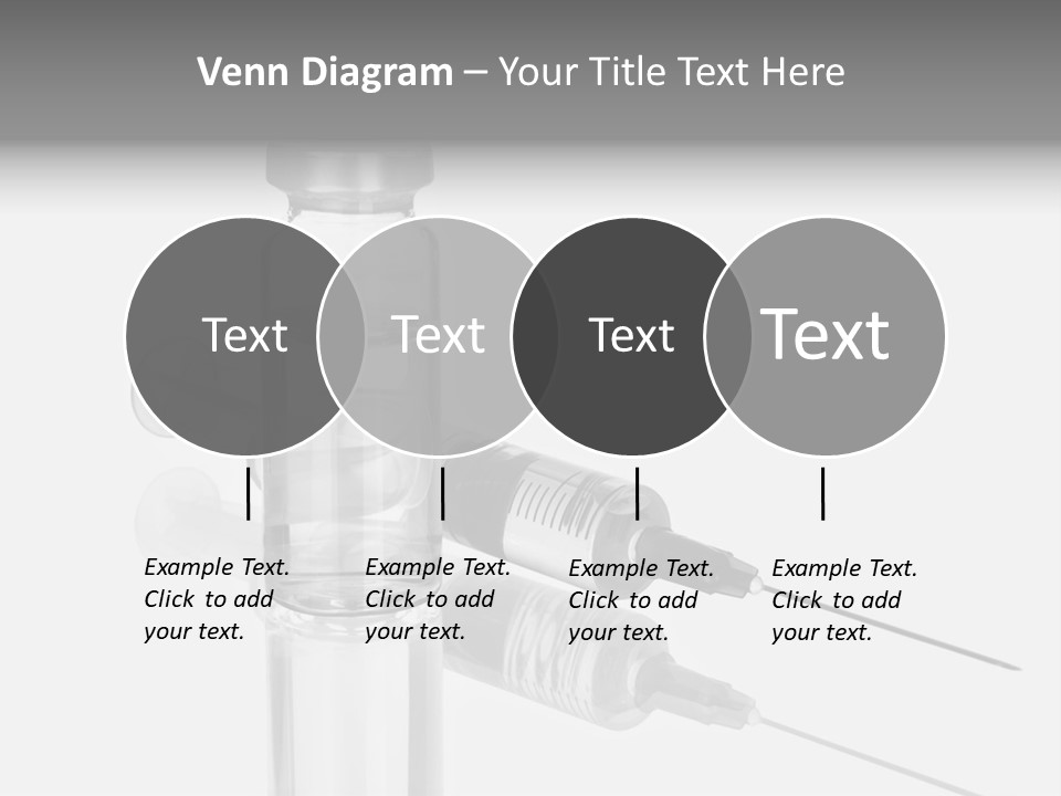 A Syll With A Needle In It On Top Of A Table PowerPoint Template