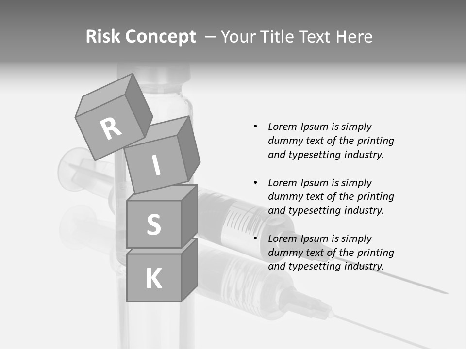 A Syll With A Needle In It On Top Of A Table PowerPoint Template