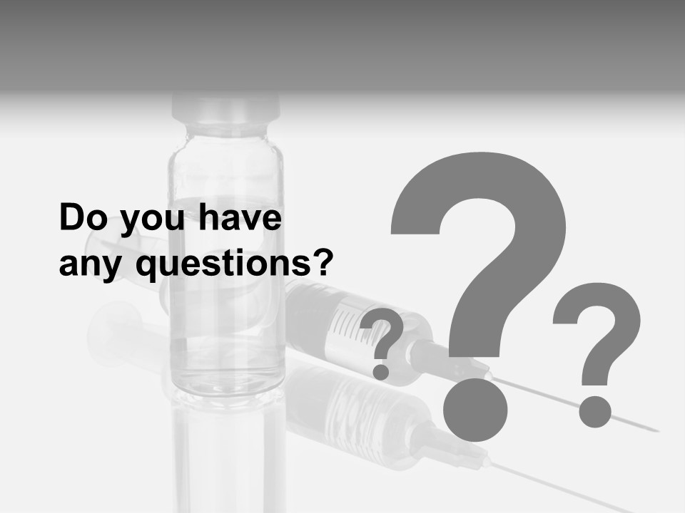 A Syll With A Needle In It On Top Of A Table PowerPoint Template