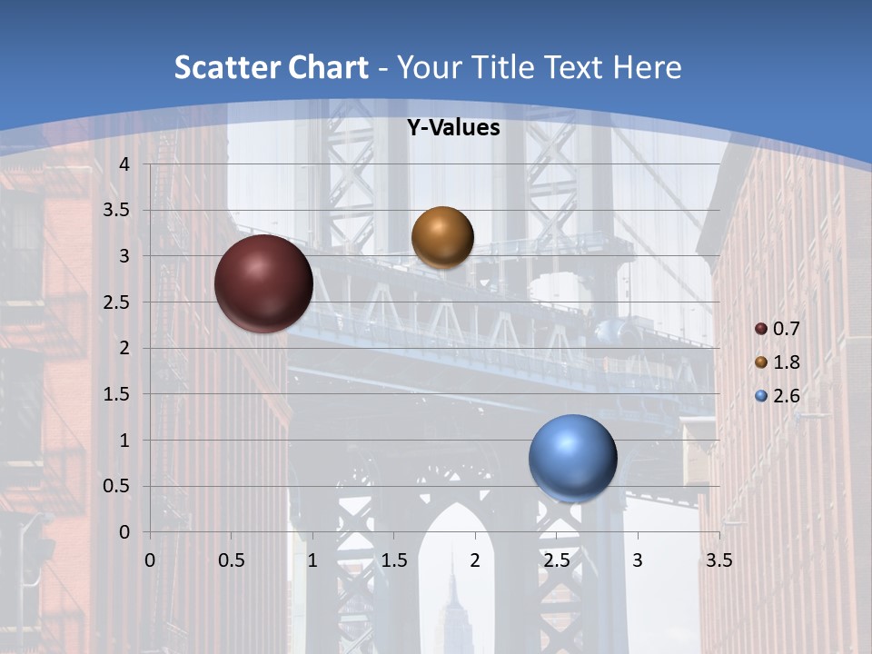 A City With A Bridge In The Background PowerPoint Template