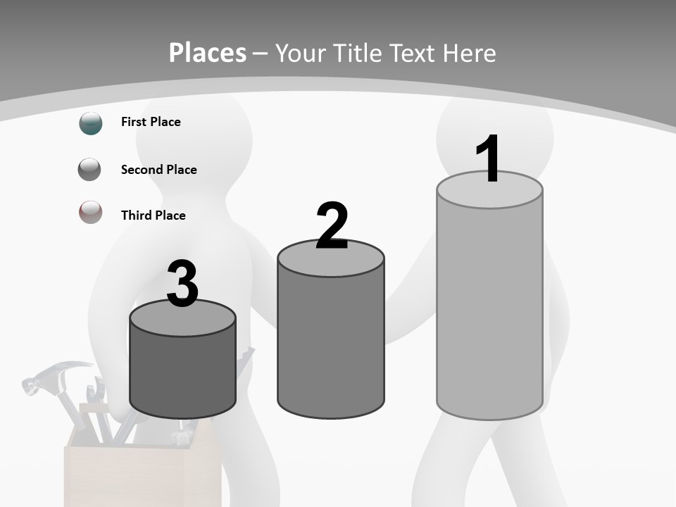 Two People Shaking Hands In Front Of A White Background PowerPoint Template