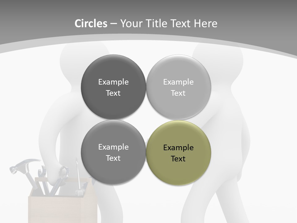 Two People Shaking Hands In Front Of A White Background PowerPoint Template