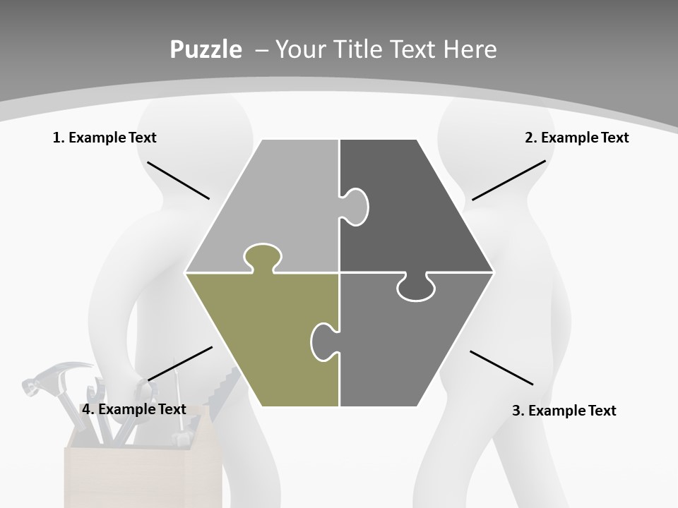 Two People Shaking Hands In Front Of A White Background PowerPoint Template