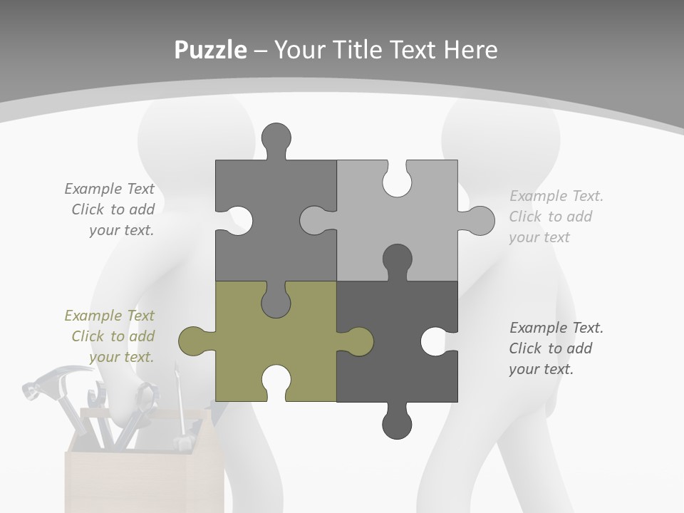 Two People Shaking Hands In Front Of A White Background PowerPoint Template