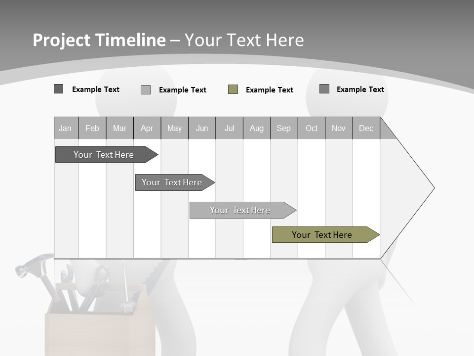 Two People Shaking Hands In Front Of A White Background PowerPoint Template