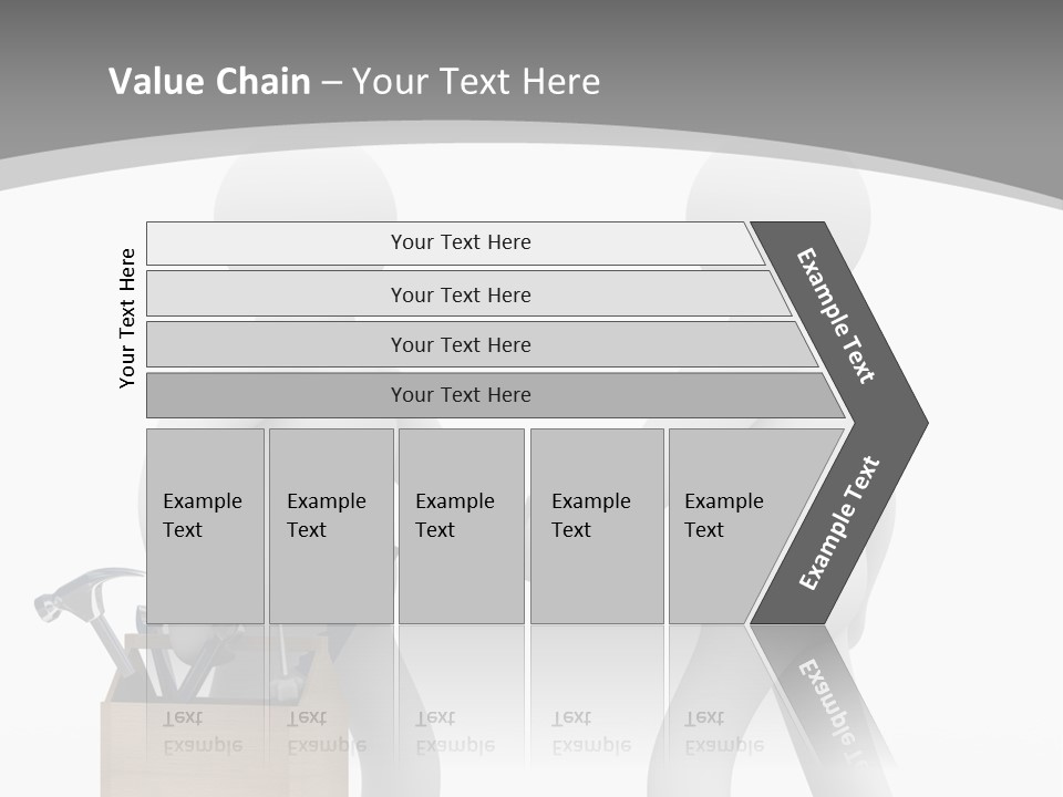 Two People Shaking Hands In Front Of A White Background PowerPoint Template