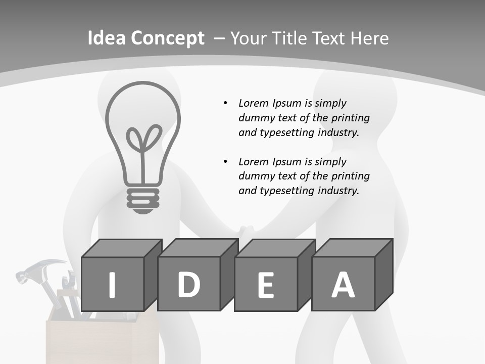 Two People Shaking Hands In Front Of A White Background PowerPoint Template