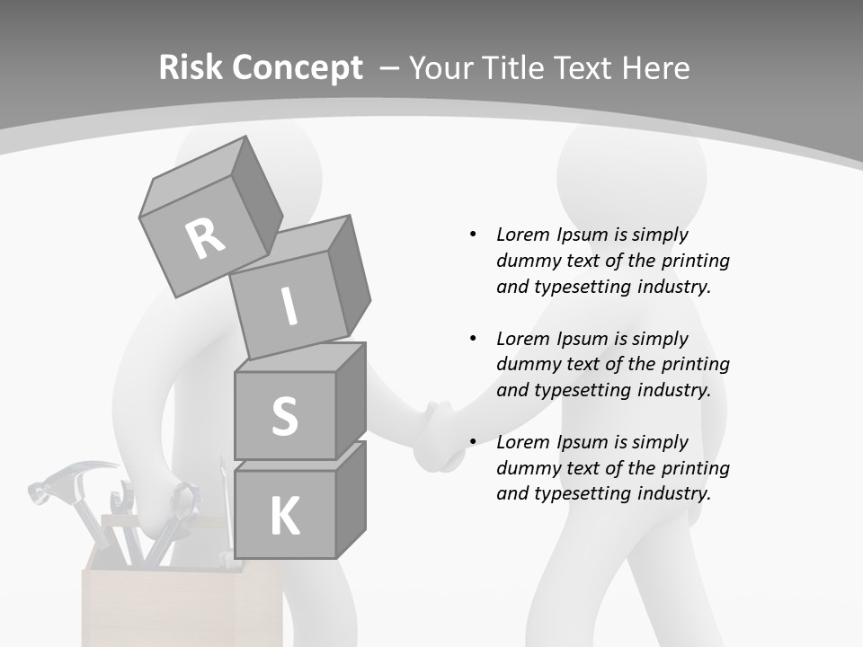 Two People Shaking Hands In Front Of A White Background PowerPoint Template