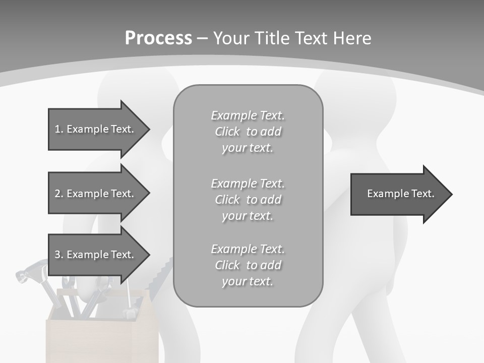 Two People Shaking Hands In Front Of A White Background PowerPoint Template