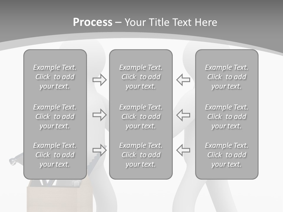 Two People Shaking Hands In Front Of A White Background PowerPoint Template
