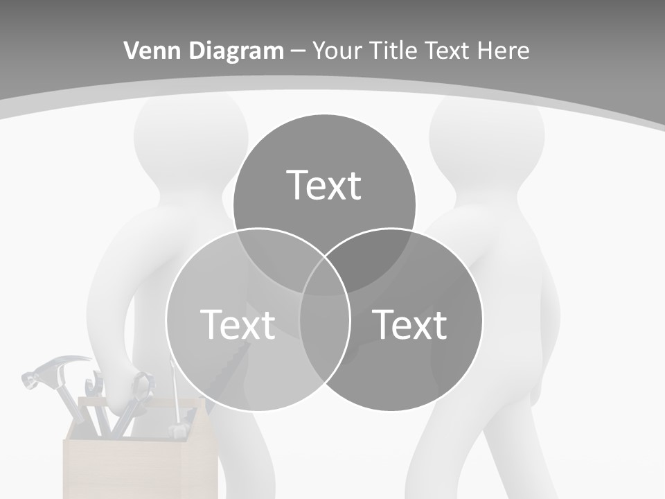 Two People Shaking Hands In Front Of A White Background PowerPoint Template