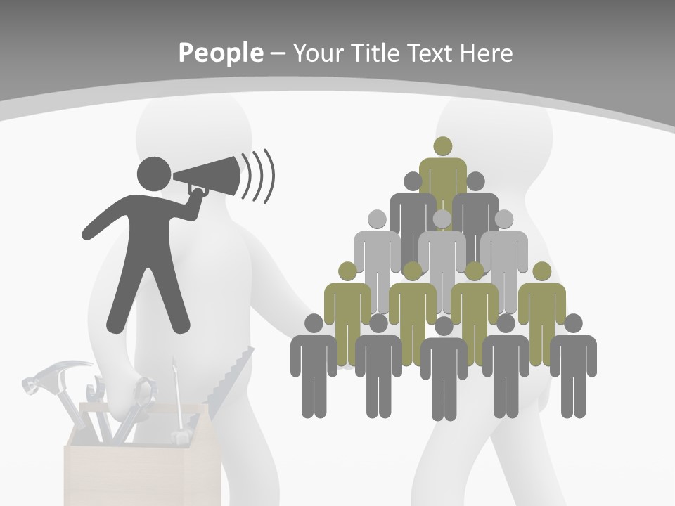 Two People Shaking Hands In Front Of A White Background PowerPoint Template