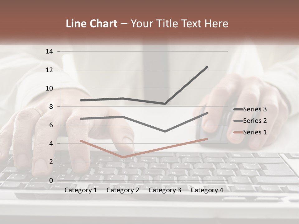 A Person Typing On A Computer Keyboard PowerPoint Template