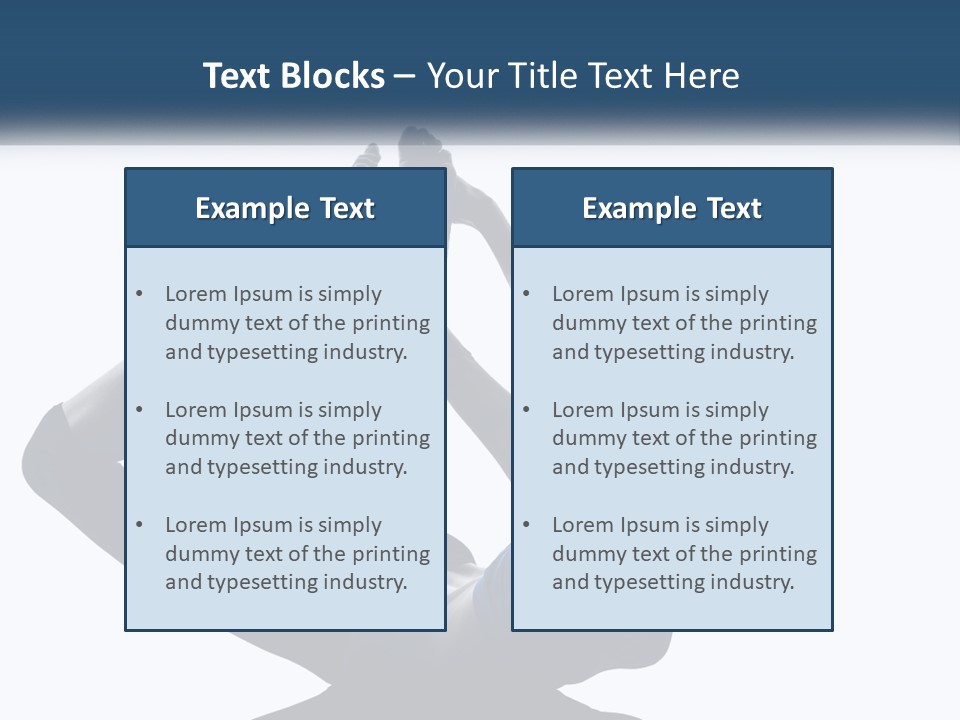 A Woman Is Doing A Yoga Pose With Her Hands In The Air PowerPoint Template