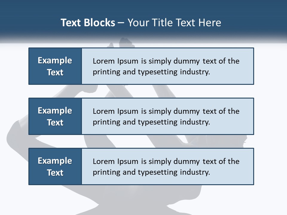 A Woman Is Doing A Yoga Pose With Her Hands In The Air PowerPoint Template