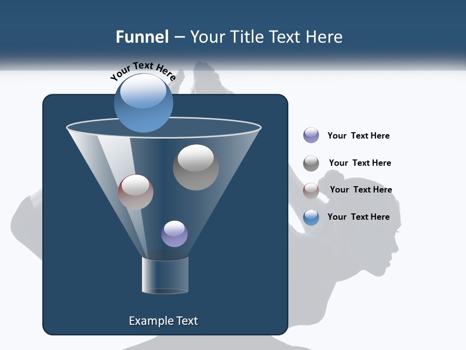 A Woman Is Doing A Yoga Pose With Her Hands In The Air PowerPoint Template