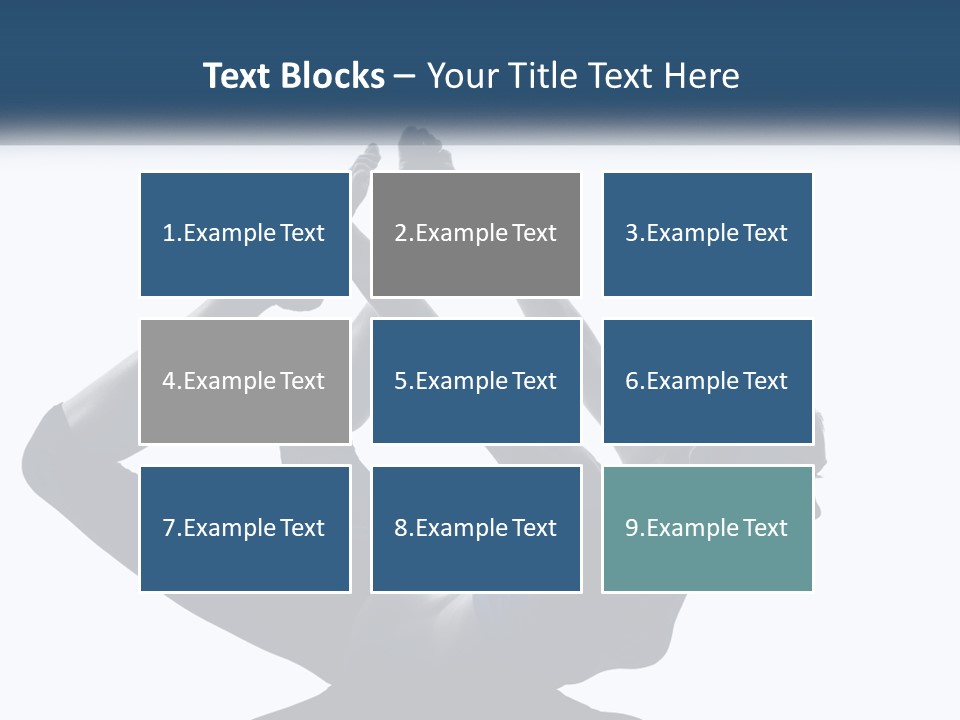 A Woman Is Doing A Yoga Pose With Her Hands In The Air PowerPoint Template