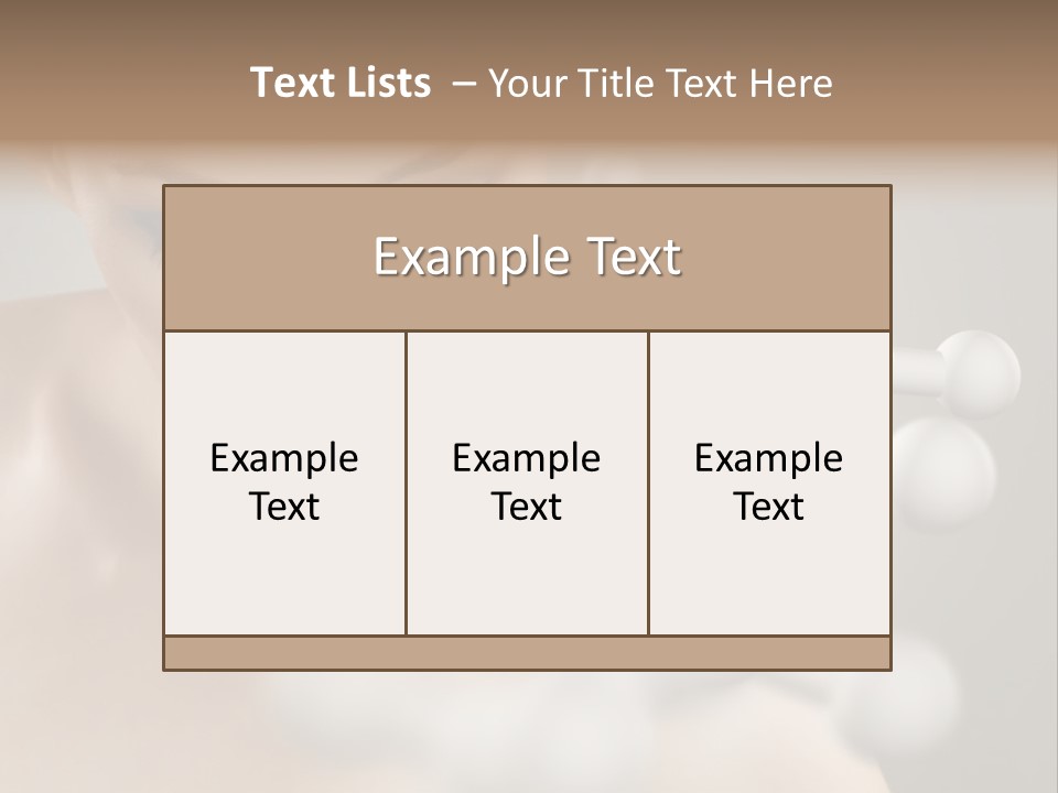 A Beautiful Woman With Her Eyes Closed And A Lot Of Bubbles Coming Out Of Her PowerPoint Template