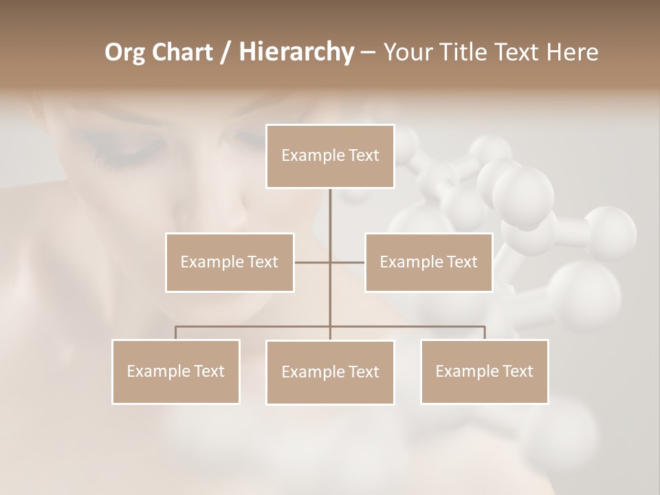 A Beautiful Woman With Her Eyes Closed And A Lot Of Bubbles Coming Out Of Her PowerPoint Template
