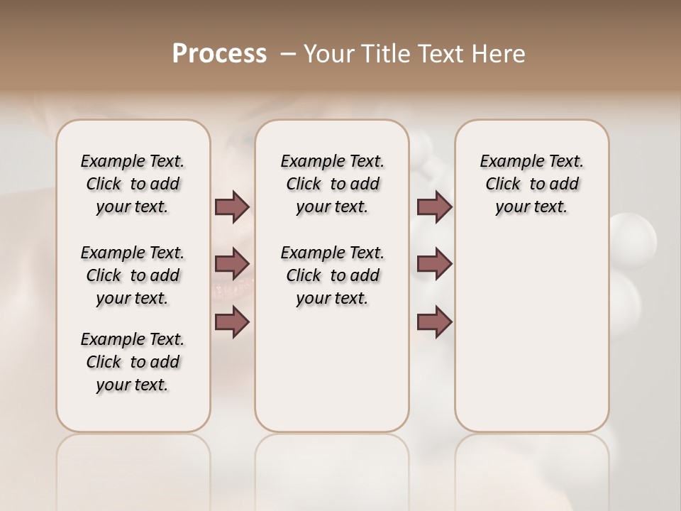 A Beautiful Woman With Her Eyes Closed And A Lot Of Bubbles Coming Out Of Her PowerPoint Template