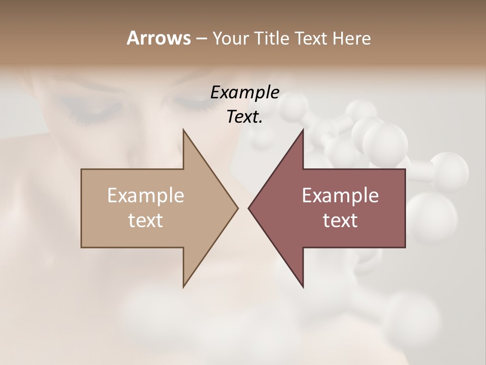 A Beautiful Woman With Her Eyes Closed And A Lot Of Bubbles Coming Out Of Her PowerPoint Template