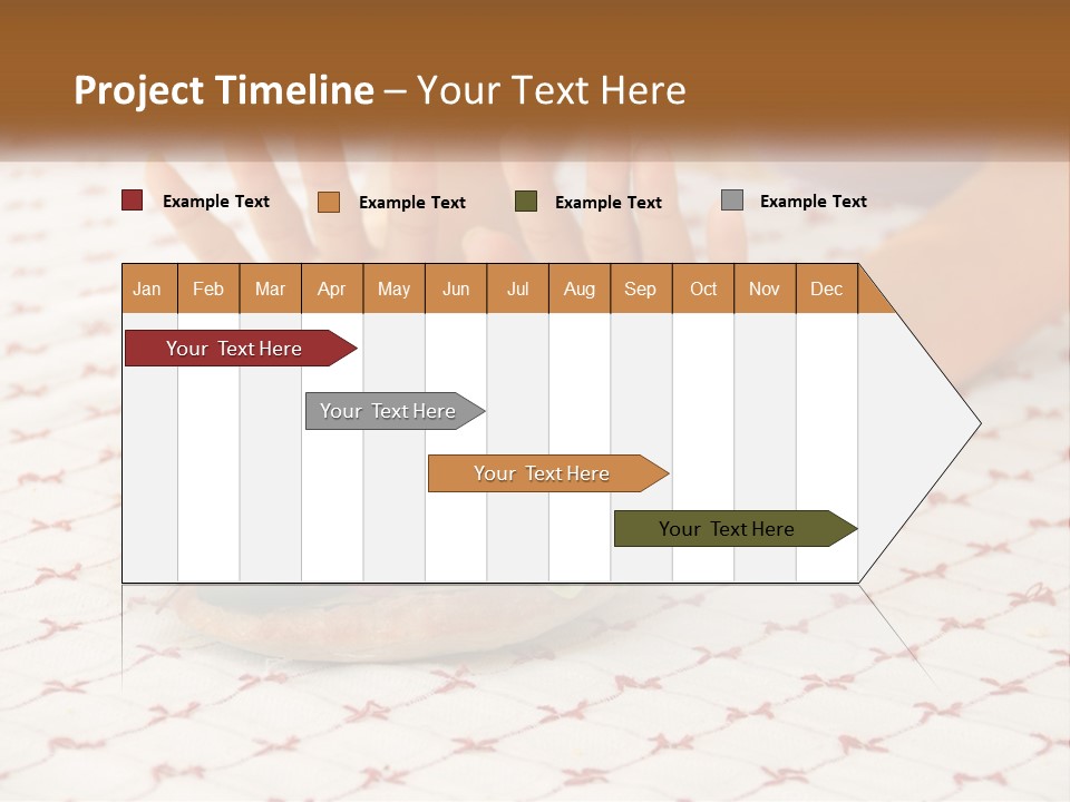 A Person Sitting At A Table With A Sandwich On It PowerPoint Template
