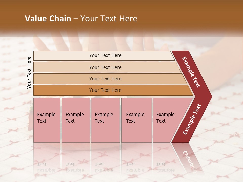 A Person Sitting At A Table With A Sandwich On It PowerPoint Template