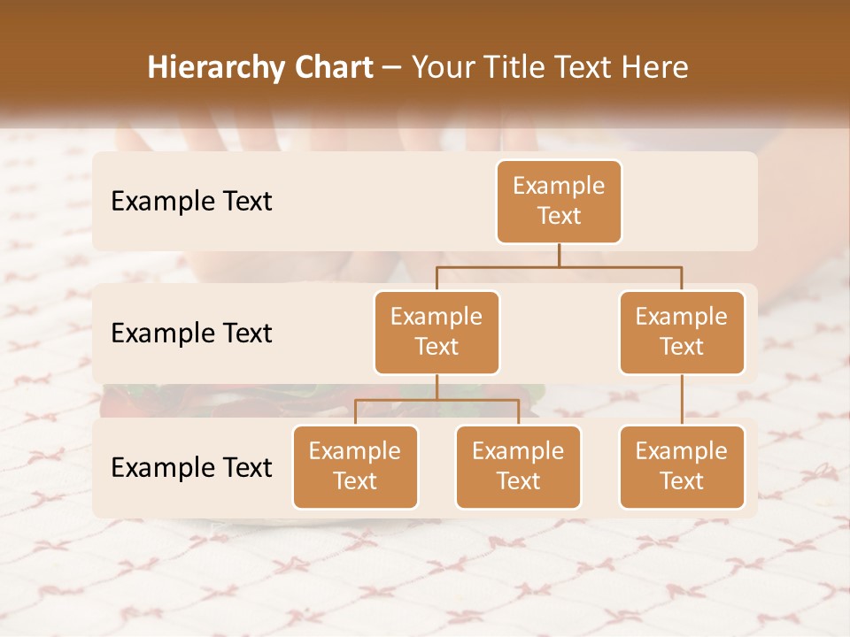 A Person Sitting At A Table With A Sandwich On It PowerPoint Template