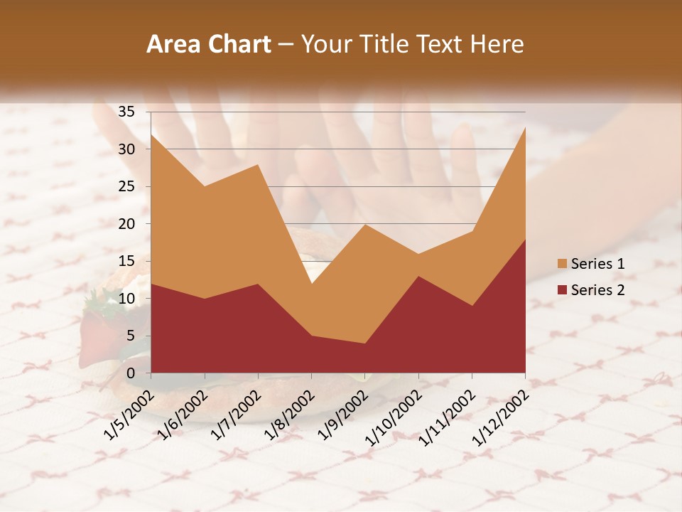 A Person Sitting At A Table With A Sandwich On It PowerPoint Template