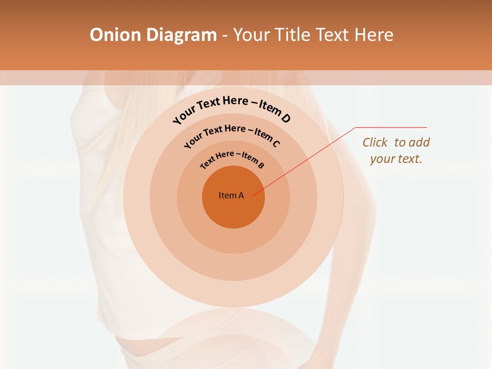 A Woman In A White Top Is Posing For A Picture PowerPoint Template