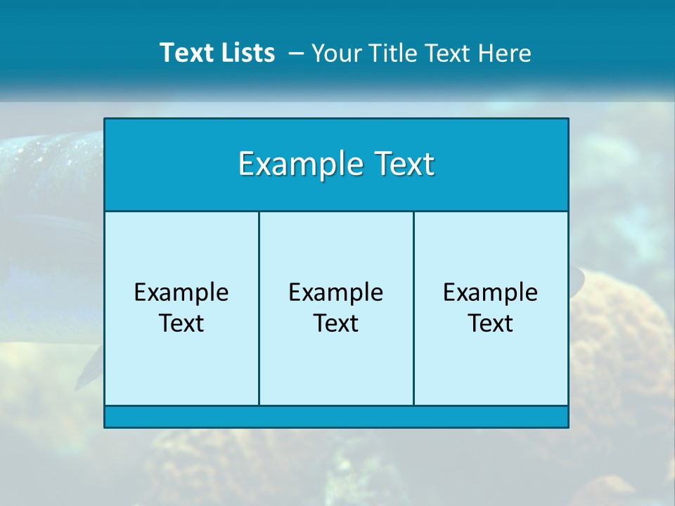 A Large Fish Is Swimming In The Water PowerPoint Template