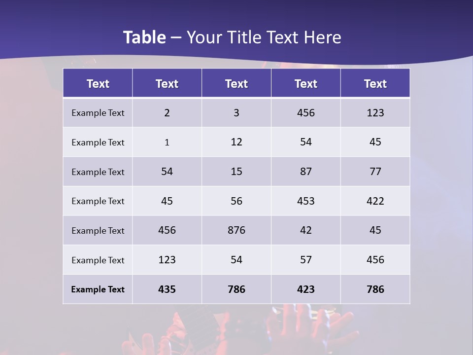 A Woman Singing Into A Microphone While Holding A Guitar PowerPoint Template