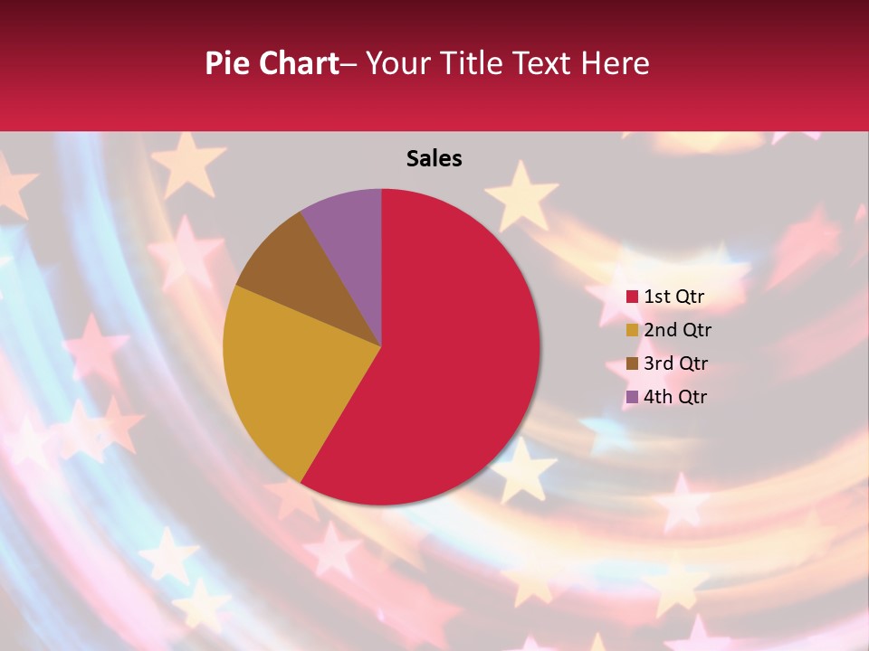 A Powerpoint Presentation With Stars On It PowerPoint Template