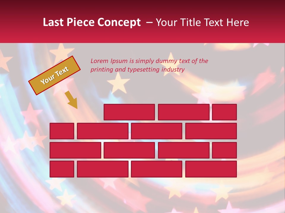 A Powerpoint Presentation With Stars On It PowerPoint Template
