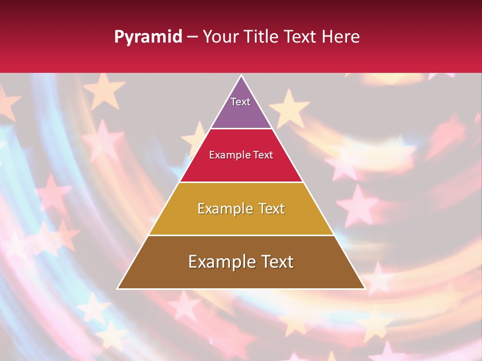 A Powerpoint Presentation With Stars On It PowerPoint Template