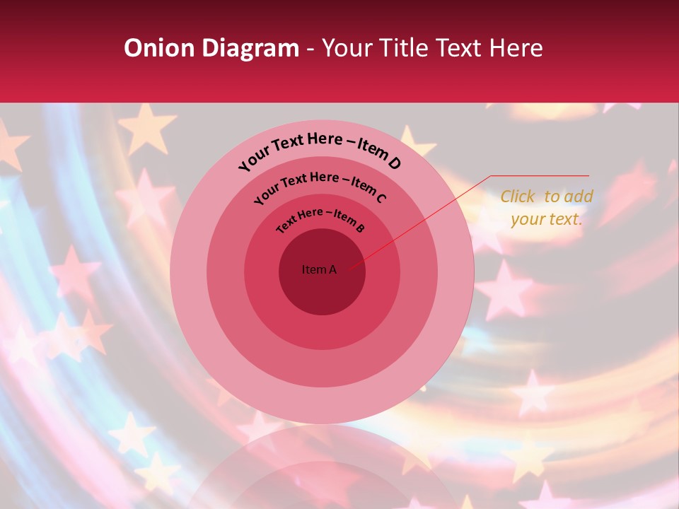 A Powerpoint Presentation With Stars On It PowerPoint Template