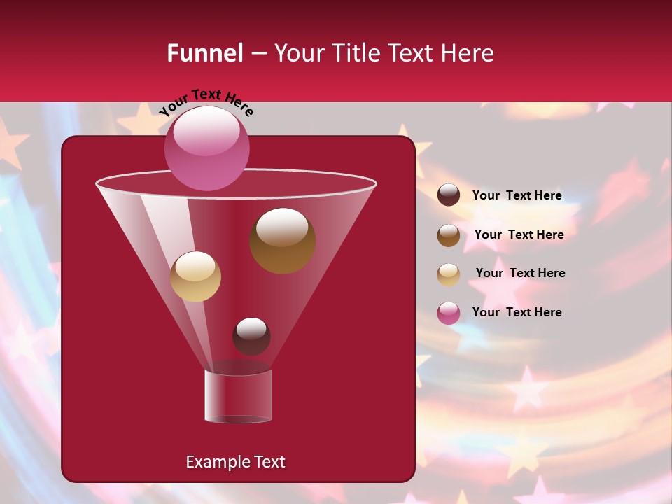 A Powerpoint Presentation With Stars On It PowerPoint Template